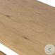 Blinn Worn Oak Veneer Leaf 88" Extendable Oval Dining Table