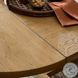 Blinn Worn Oak Veneer Leaf 88" Extendable Oval Dining Table