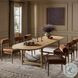 Blinn Worn Oak Veneer Leaf 88" Extendable Oval Dining Table