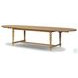 Blinn Worn Oak Veneer Leaf 88" Extendable Oval Dining Table