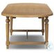 Blinn Worn Oak Veneer Leaf 88" Extendable Oval Dining Table