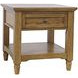Brentwood Cascade Oak Square End Table