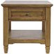 Brentwood Cascade Oak Square End Table