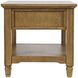 Brentwood Cascade Oak Square End Table