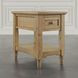 Brentwood Cascade Oak Rectangular Chairside End Table
