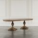 Brentwood Cascade Oak Extendable Oval Dining Table