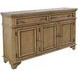 Brentwood Cascade Oak 3 Door Sideboard Cabinet