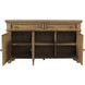 Brentwood Cascade Oak 3 Door Sideboard Cabinet