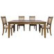 Brentwood Cascade Oak Extendable Rectangular Dining Table