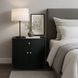 Olivia Black 1 Drawer Nightstand