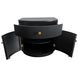 Olivia Black 1 Drawer Nightstand