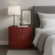 Olivia Burgundy 1 Drawer Nightstand