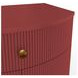 Olivia Burgundy 1 Drawer Nightstand