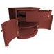 Olivia Burgundy 1 Drawer Nightstand