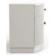 Olivia Coconut Milk 1 Drawer Nightstand