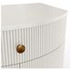 Olivia Coconut Milk 1 Drawer Nightstand