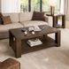 Brownstone Chocolate Brown Rectangular Coffee Table