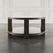 Brownstone Chocolate Brown Round Coffee Table