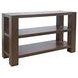 Brownstone Chocolate Brown Rectangular Console Table