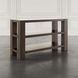 Brownstone Chocolate Brown Rectangular Console Table