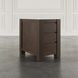 Brownstone Chocolate Brown Rectangular Chairside End Table