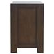 Brownstone Chocolate Brown Rectangular Chairside End Table