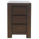 Brownstone Chocolate Brown Rectangular Chairside End Table