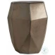 Liorael Aged Gold Bronze Garden Stool