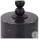 Bead Black Marble Drink Table