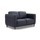 Beckett Midnight Blue Leather Living Room Set