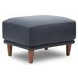 Beckett Midnight Blue Leather Living Room Set