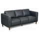 Beckett Midnight Blue Leather Living Room Set
