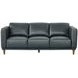 Beckett Midnight Blue Leather Living Room Set