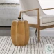 Covington Amber Gloss Scalloped Garden Stool
