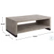 Torrence White Washed Cocktail Table