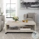 Torrence White Washed Cocktail Table