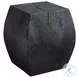 Grove Rustic Black Wooden Accent Stool