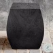 Grove Rustic Black Wooden Accent Stool