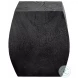 Grove Rustic Black Wooden Accent Stool