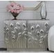 Petal German Silver 2 Door Bar Cabinet