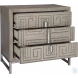 Saheli Soft Mushroom Gray Accent Chest