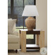 Harmony Carbon Mindi And Blonde Acacia End Table
