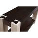 Harmony Carbon and Blonde Rectangular Console Table