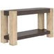 Harmony Carbon and Blonde Rectangular Console Table