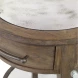 Raelynn Weathered Pecan Lamp Table