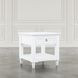 Westport White Square End Table