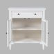Westport White 2 Glass Door Accent Cabinet