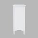Westport White 2 Glass Door Accent Cabinet