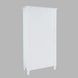 Westport White 2 Glass Door Tall Accent Storage Cabinet