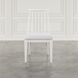 Westport White Upholstered Slat Back Dining Chair Set of 2